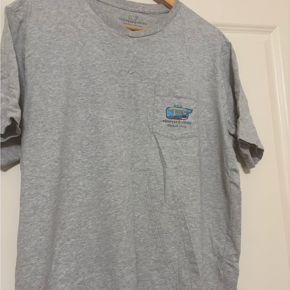 Vineyard Vines Gray Short Sleeve Tee - Rehoboth Beach